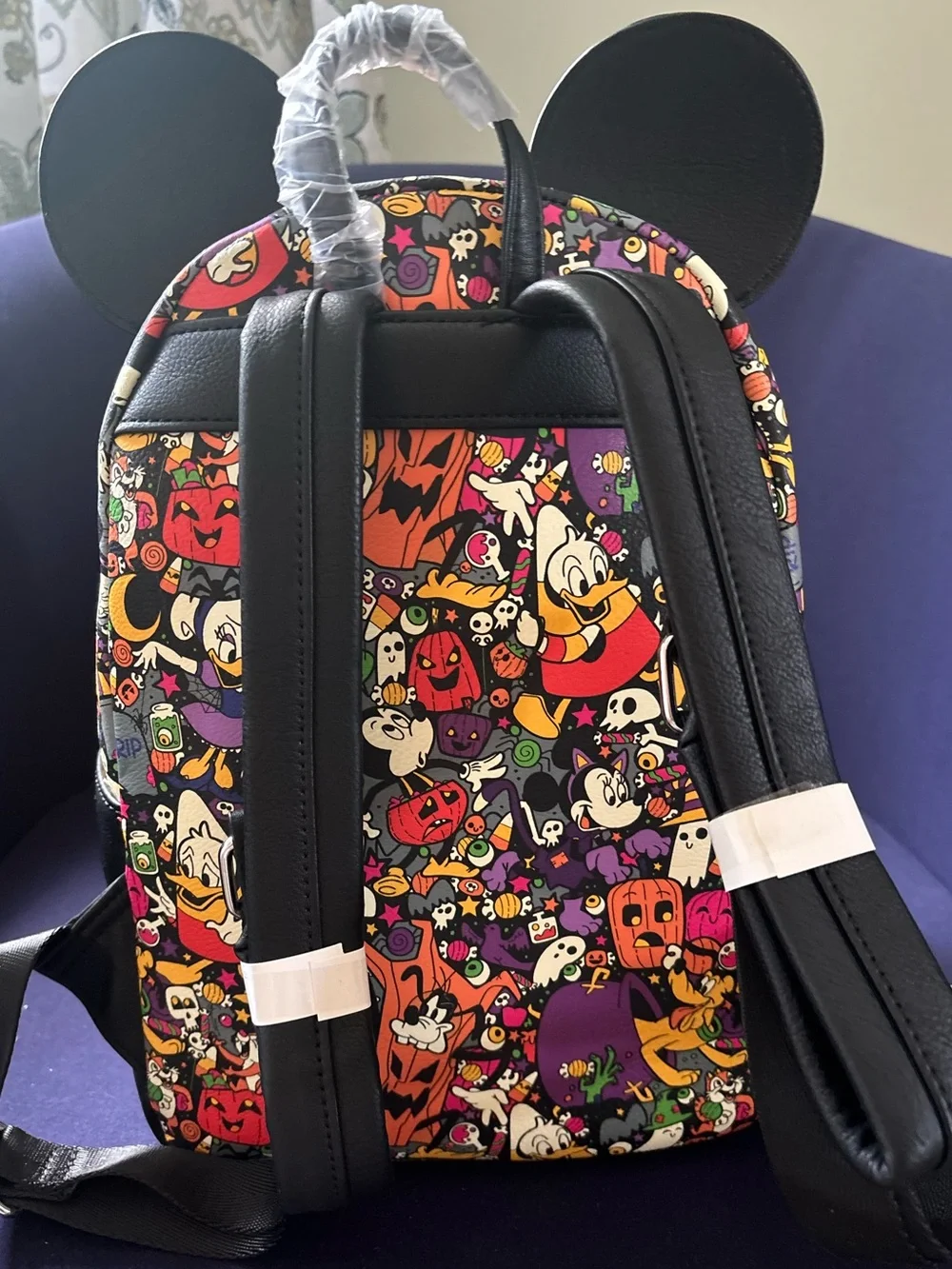 Loungefly Disney Parks Halloween Mini Backpack - Black/Multi